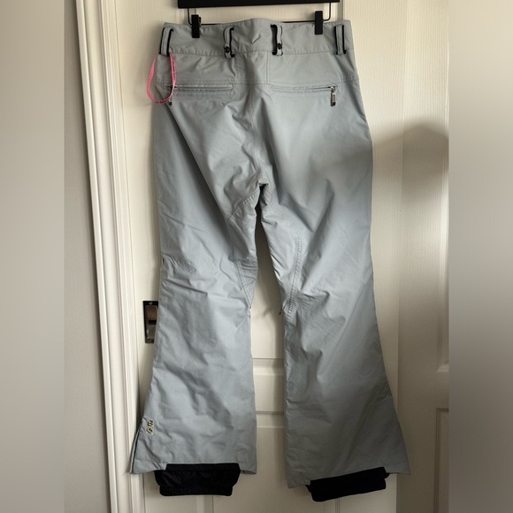 Bonfire Light Blue/Grey Boot Cut Snowboarding Pants - Picture 5 of 10